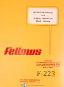 Fellows-Fellows 3 Inch, Fine Pitch Gear Shaper, Instructions Manual Year (1975)-3 Inch-Fine-Pitch-01